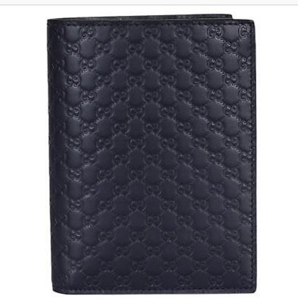 Gucci Other - 🎈GUCCI Guccissima men’s BLUE passport wallet